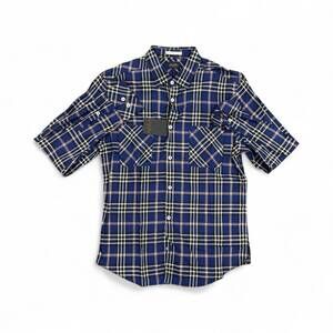 NEW GOODMAN men's point collar shirt in indigo